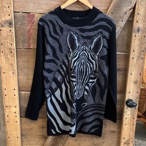 Like new Carol, Little zebra sweater dress